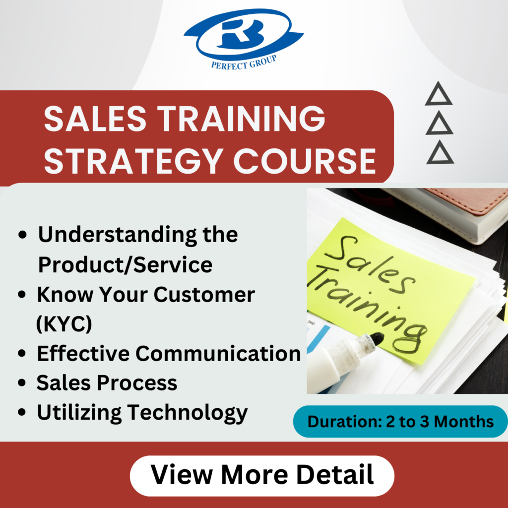 Sales Training Strategy Course