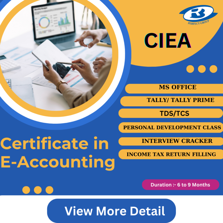 Certificate in E-Accounting Course