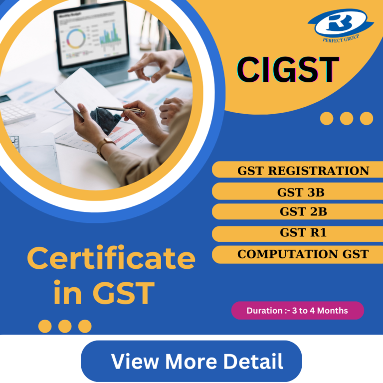 Certificate in GST Course