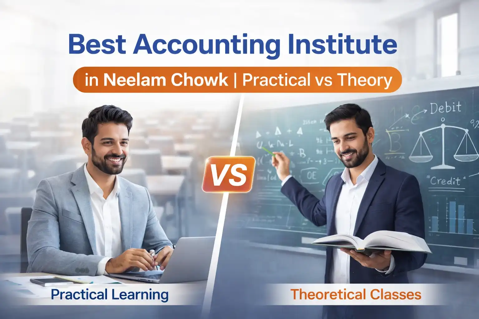 Best Accounting Institute in Neelam Chowk Practical vs Theory