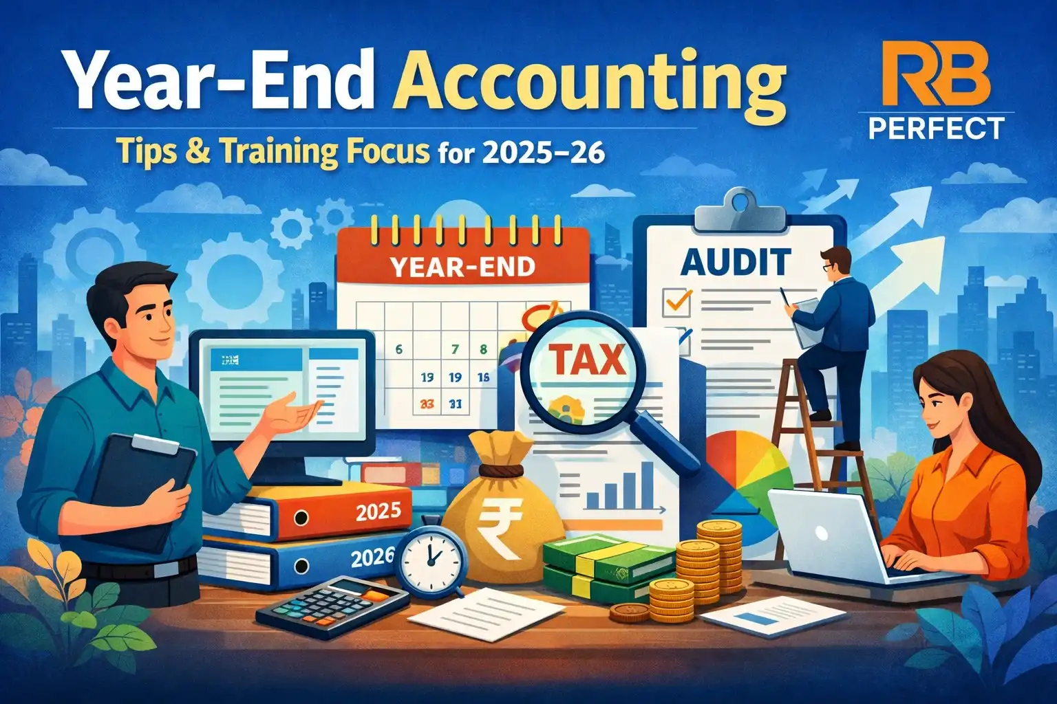 Year-End Accounting Tips & Training Focus 2025–26 | RB Perfect