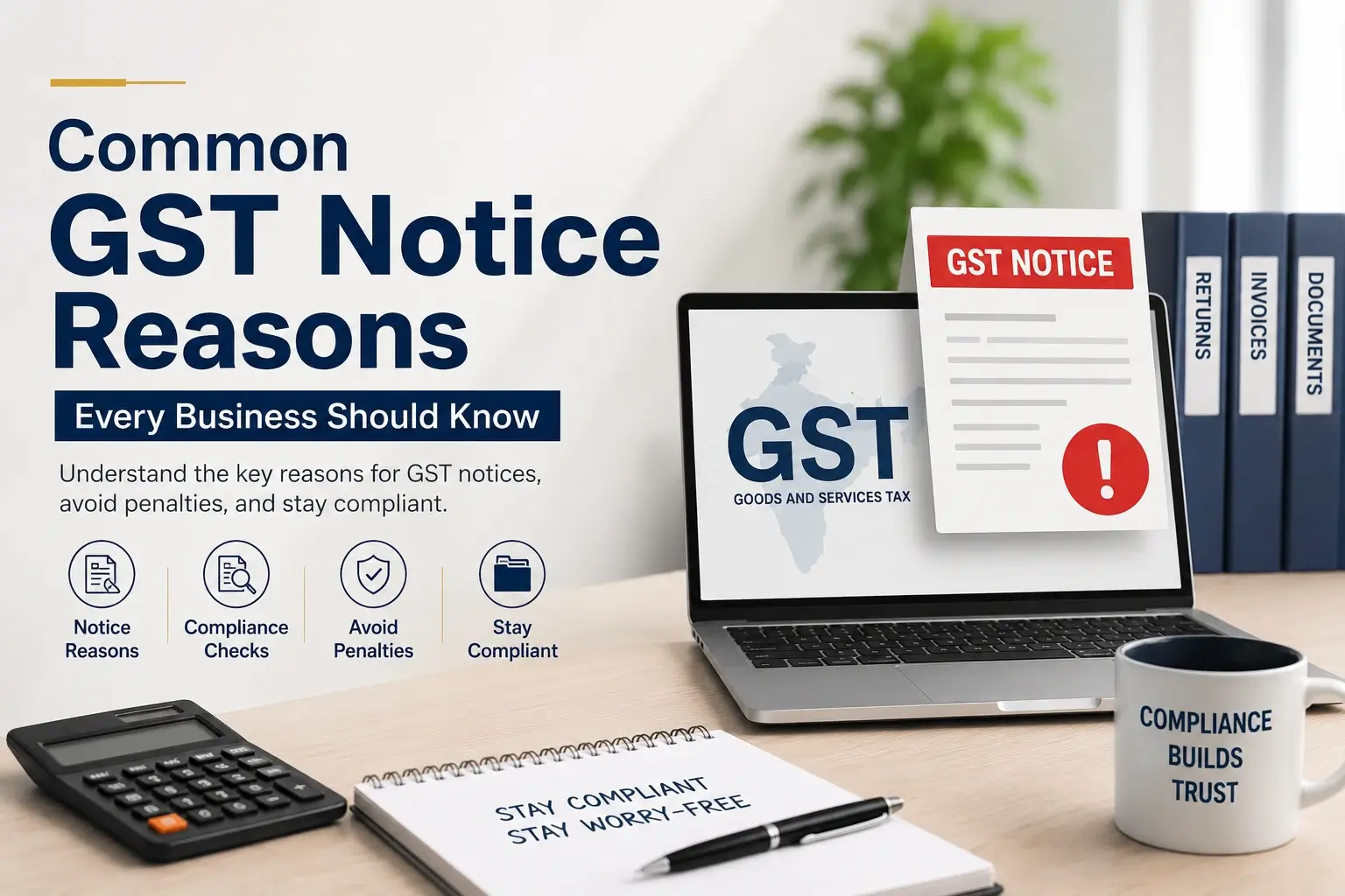 Common GST Notice Reasons