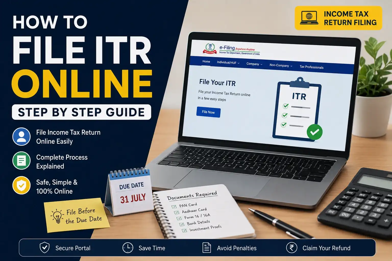 How to file ITR online
